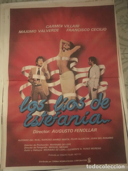 Cinema: los lios de estefania poster cartel original estreno carmen villani
