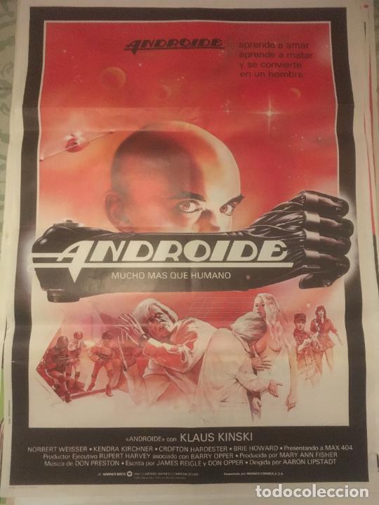 Cinema: androide klaus kinski poster cartel original estreno
