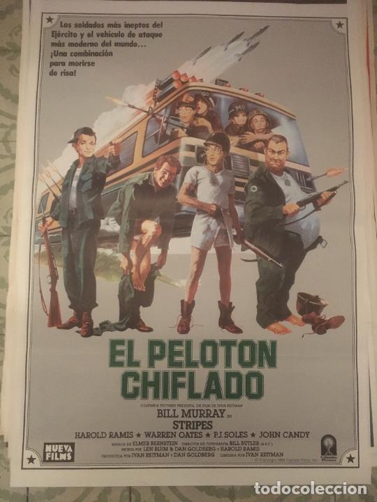 Cinema: el peloton chiflado bill murray harold ramis poster cartel original estreno