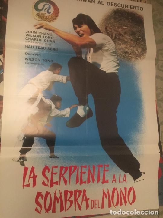 Cin&eacute;ma: la serpiente a la sombra del mono artes marciales poster cartel original estreno