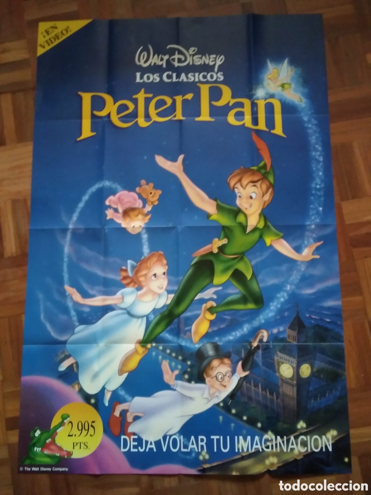 Cine: P&oacute;ster Peter pan (30&times;40) de la pel&iacute;cula - Foto 1