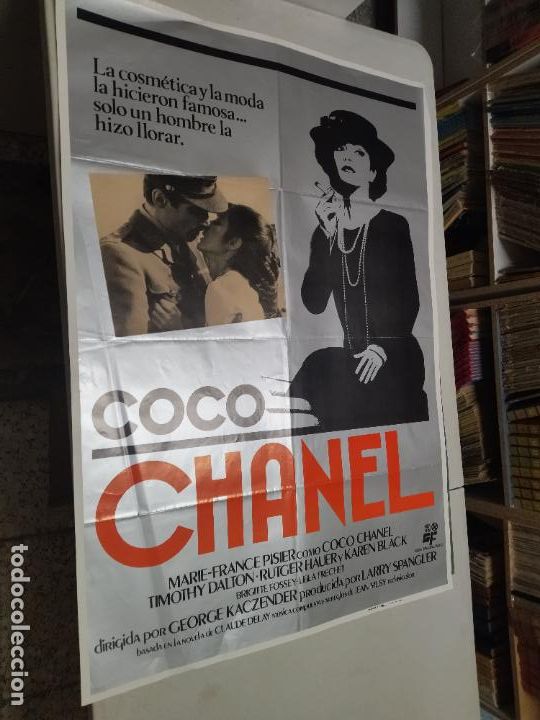 Cin&eacute;ma: COCO CHANEL / MARIE-FRANCE PISIER / CARTEL DE CINE ORIGINAL