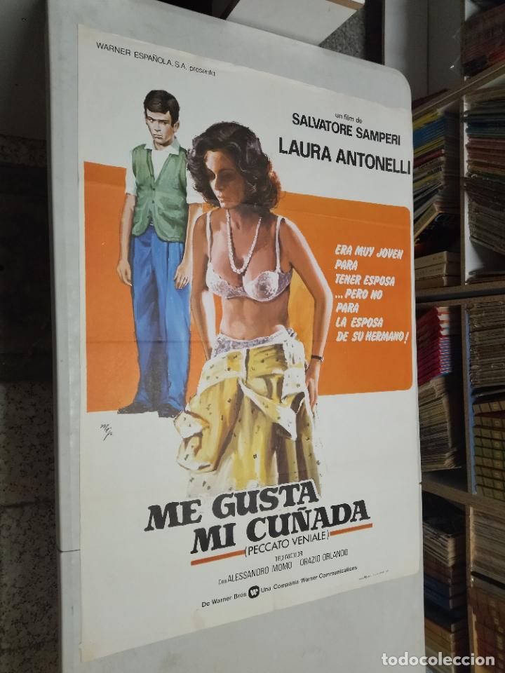 Cin&eacute;ma: ME GUSTA MI CU&Ntilde;ADA (PECATO VENIALE) / LAURA ANTONELLI / CARTEL DE CINE ORIGINAL