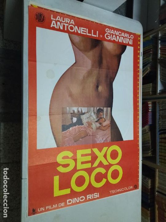 Cin&eacute;ma: SEXO LOCO / LAURA ANTONELLI - GIANCARLO GIANNINI / CARTEL DE CINE ORIGINAL