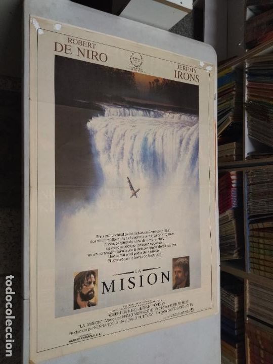 Cin&eacute;ma: LA MISI&Oacute;N / ROBERT DE NIRO - JEREMY IRONS / CARTEL DE CINE ORIGINAL