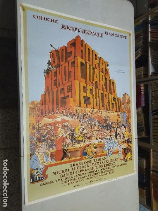 Cine: DOS HORAS MENOS CUARTO ANTES DE JESUCRISTO / CARTEL DE CINE ORIGINAL