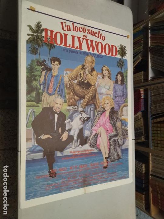 Cine: UN LOCO SUELTO EN HOLLYWOOD / NICK NOLTE / CARTEL DE CINE ORIGINAL