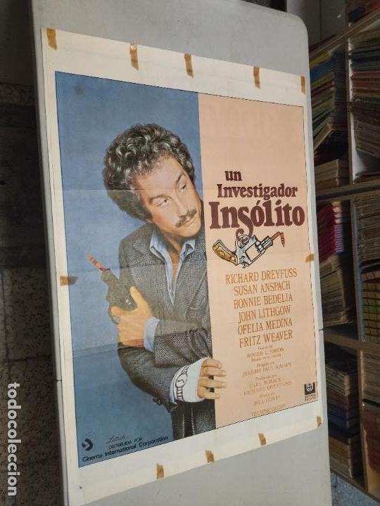 Cine: UN INVESTIGADOR INS&Oacute;LITO / RICHARD DREYFUSS / CARTEL DE CINE ORIGINAL