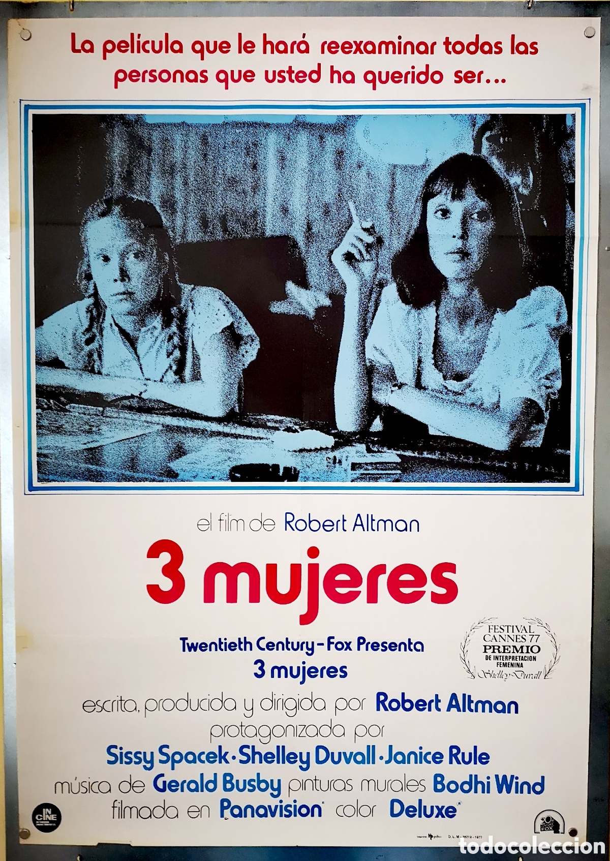 Cin&eacute;ma: 3 MUJERES - 1977 - 70 X 100 - (10)