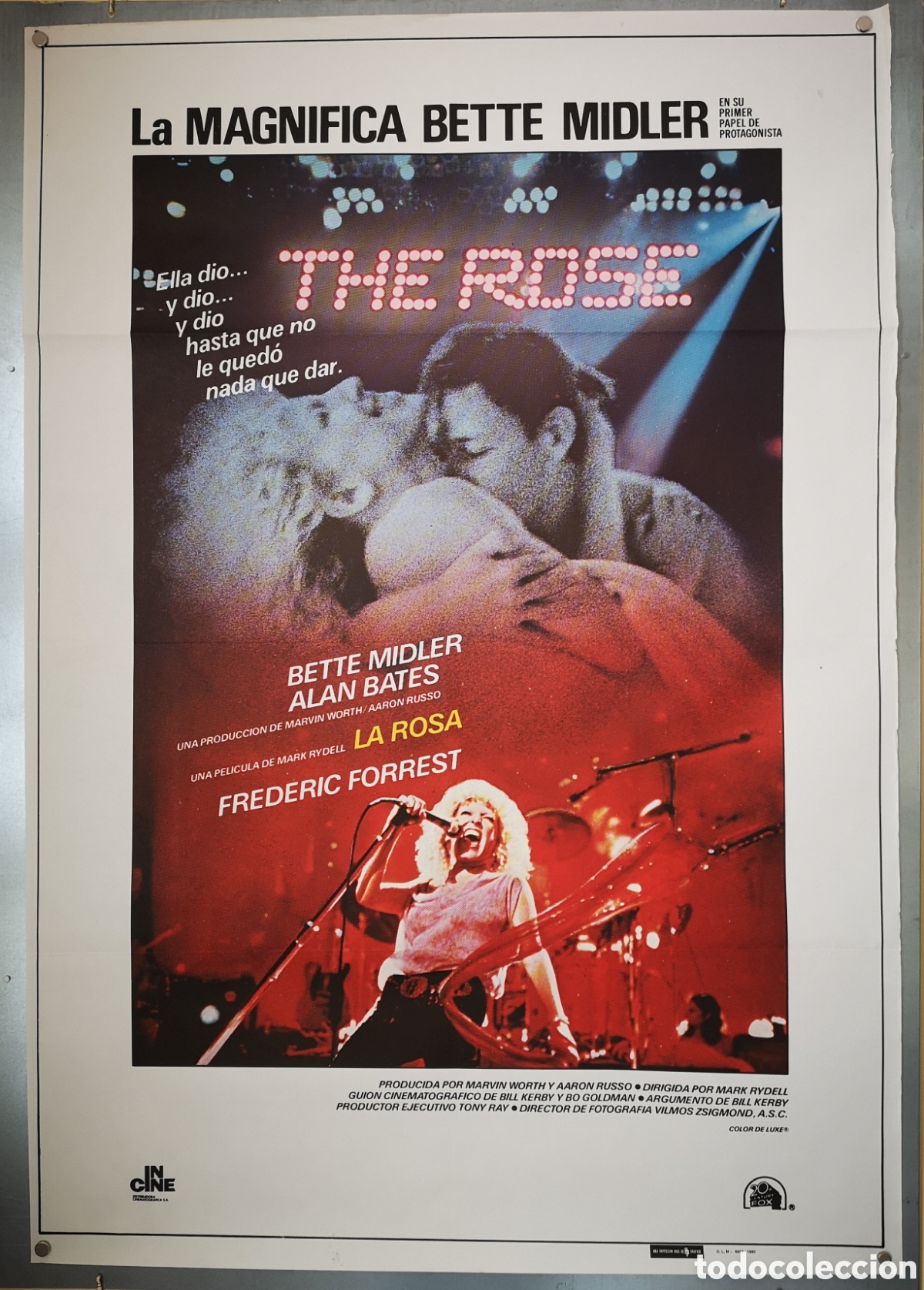 Cin&eacute;ma: THE ROSE (LA ROSA) - 1980 - 70 X 100