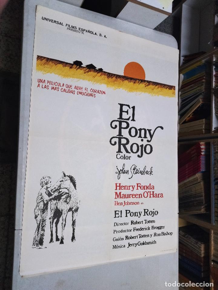Cin&eacute;ma: EL PONY ROJO / HENRY FONDA, MAUREEN O'HARA / CARTEL DE CINE ORIGINAL