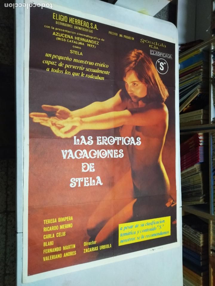 Cin&eacute;ma: LAS ER&Oacute;TICAS VACACIONES DE STELA / CLASIFICADA S / CARTEL DE CINE ORIGINAL