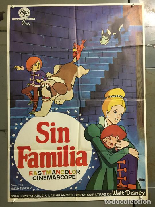 Cinema: DCO U271 SIN FAMILIA HUGO SERIGAR ANIMACION POSTER ORIGINAL 70X100 ESTRENO