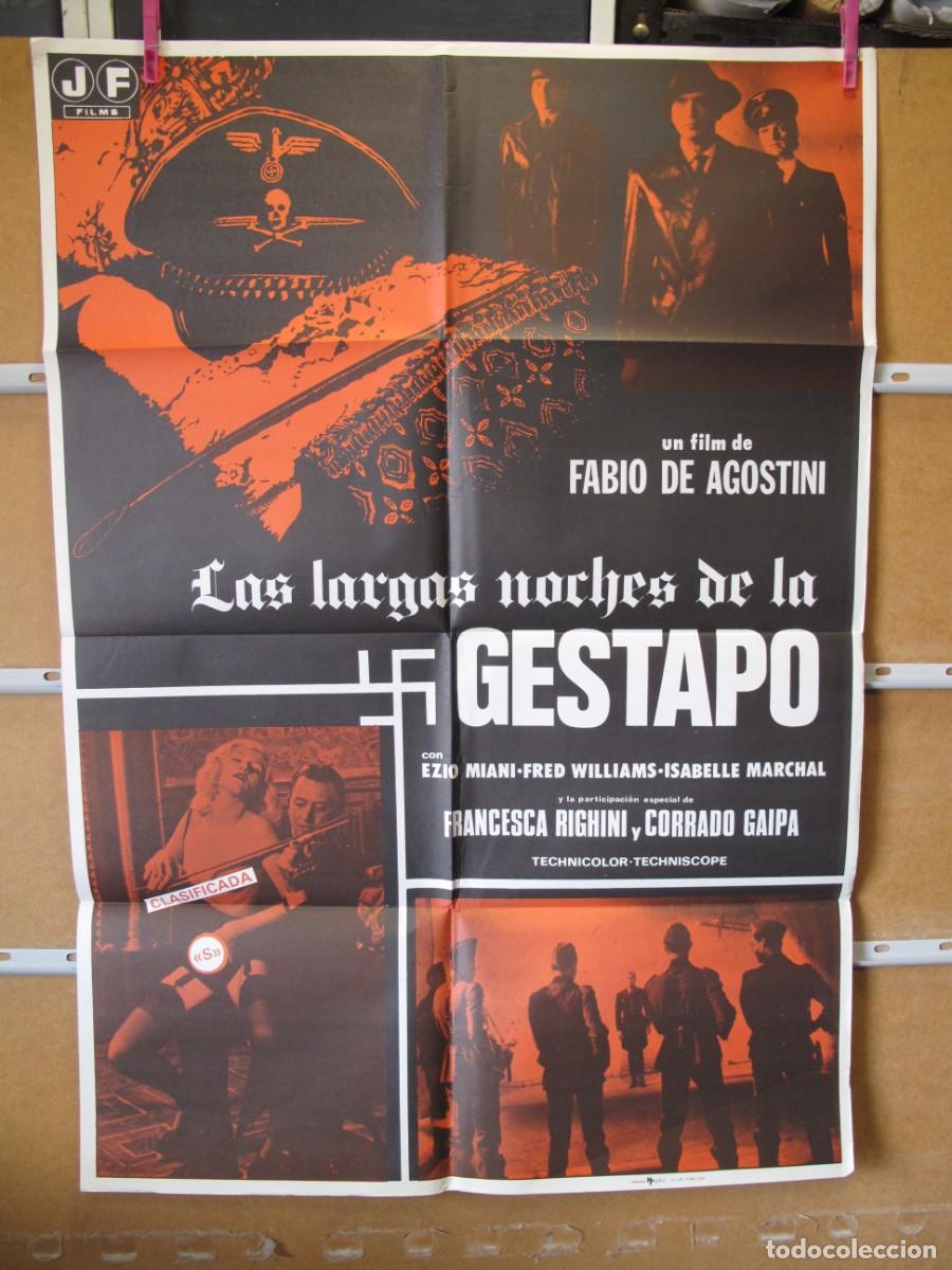 Kino: POSTER2130 LAS LARGAS NOCHES DE LA GESTAPO