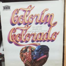 Cine: CARTEL CINE. COLORIN COLORADO - 1976 - TERESA RABAL - JUAN DIEGO - ORIGINAL 100 X 70 CMS
