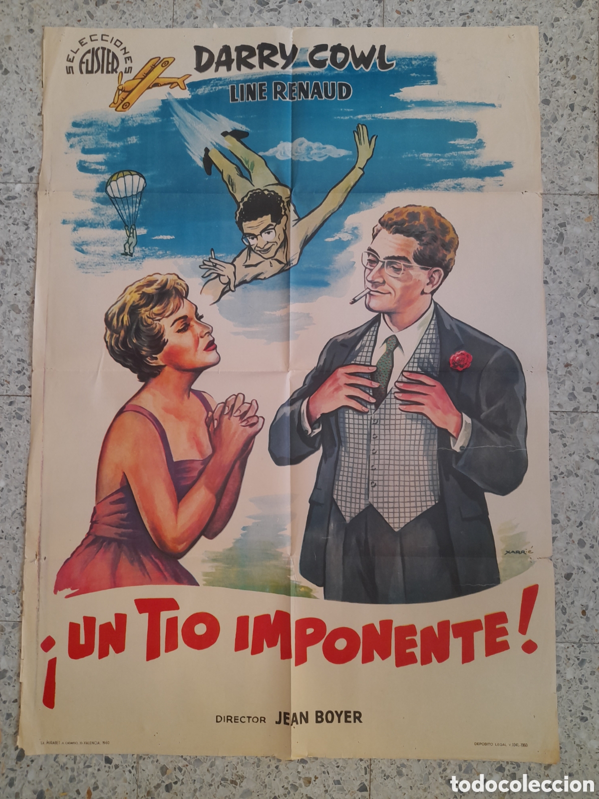 cartel un tío imponente!, darry cowl, 1960 - Compra venta en todocoleccion