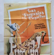 Cine: ANTIGUO CARTEL CINE LAS FANTASIAS DE PINOCHO 1979 RV C-889