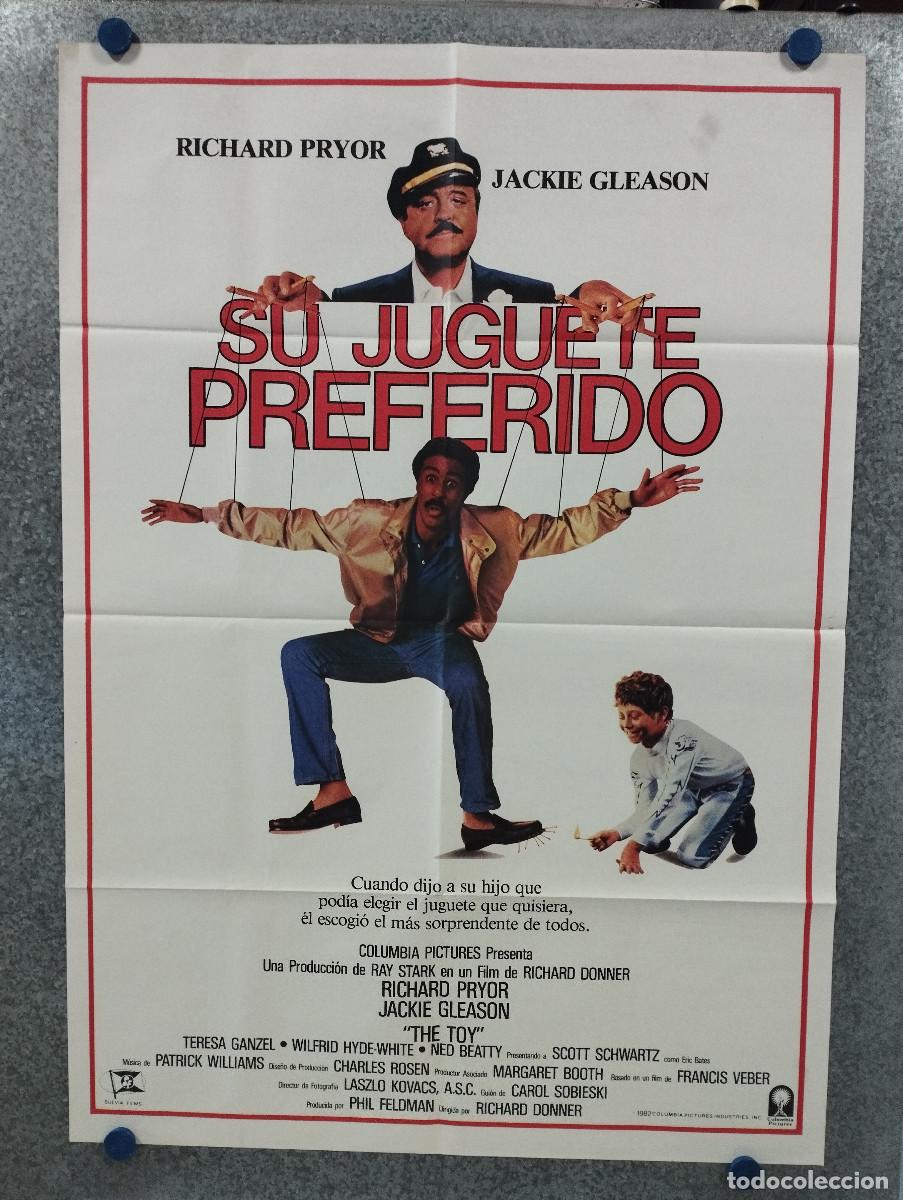 Cinema: Su juguete preferido. Richard Pryor, Jackie Gleason, Ned Beatty. A&Ntilde;O 1982 POSTER ORIGINAL