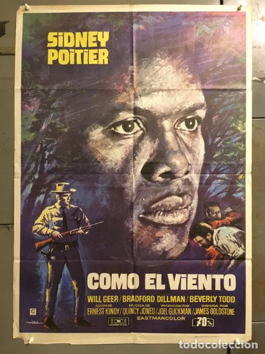 Kino: DCO U468 COMO EL VIENTO SIDNEY POITIER POSTER ORIGINAL 70X100 ESTRENO