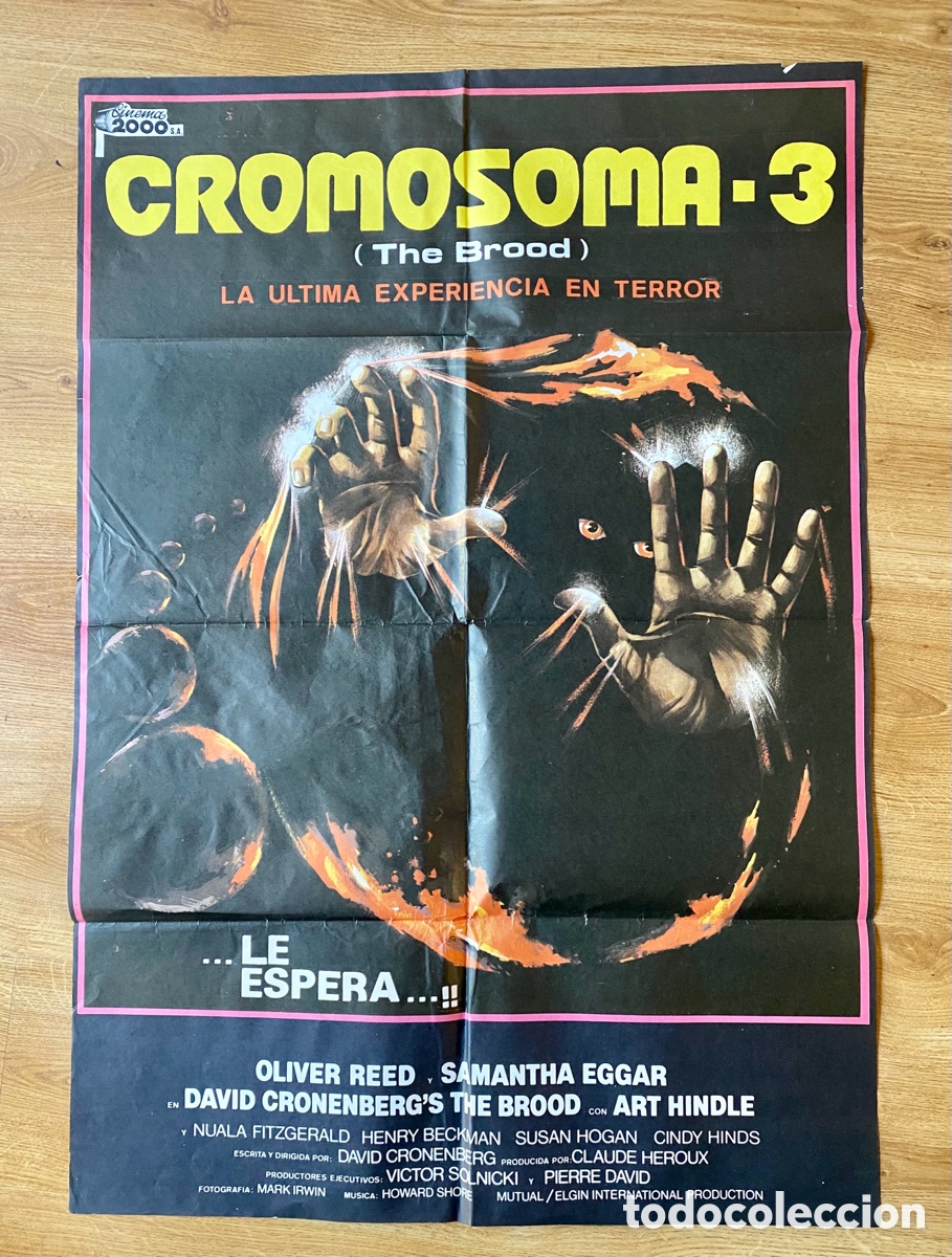 Cinema: P&Oacute;STER PEL&Iacute;CULA CROMOSOMA 3.