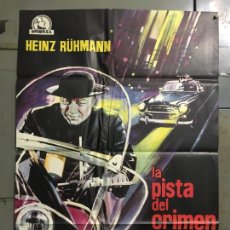 Cine: DCO U599 LA PISTA DEL CRIMEN HEINZ RÜHMAN PADRE BROWN POSTER ORIGINAL 70X100 ESTRENO. Lote 399526239