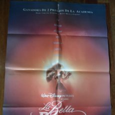 Cine: LA BELLA Y LA BESTIA (DISNEY) AÑO 1991. 70X100 CARTEL DE CINE ORIGINAL. Lote 399564664