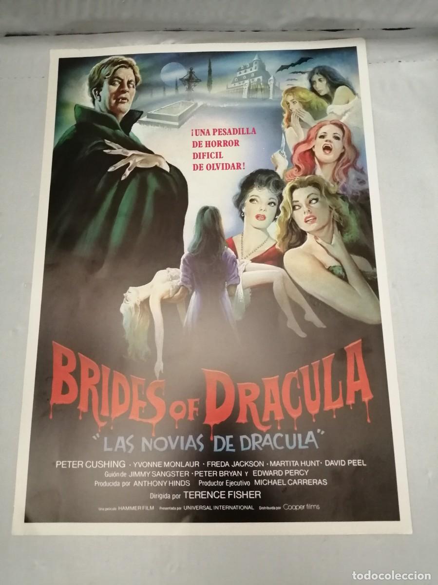 Cine: Afiche de la pel&iacute;cula de 1960 LAS NOVIAS DE DR&Aacute;CULA (Terence Fisher)