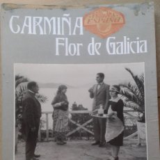 Cine: CARMIÑA FLOR DE GALICIA. CARTELERA CARTÓN CON FOTO. CINE MUDO ESPAÑOL. 1926. Lote 400475544