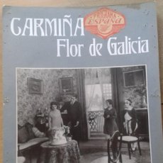 Cine: CARMIÑA FLOR DE GALICIA. CARTELERA CARTÓN CON FOTO. CINE MUDO ESPAÑOL. 1926. Lote 400475694