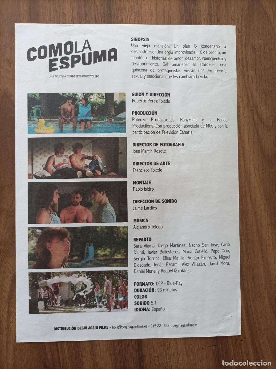 Cine: Cartel de pel&iacute;cula - COMO LA ESPUMA - Foto 2