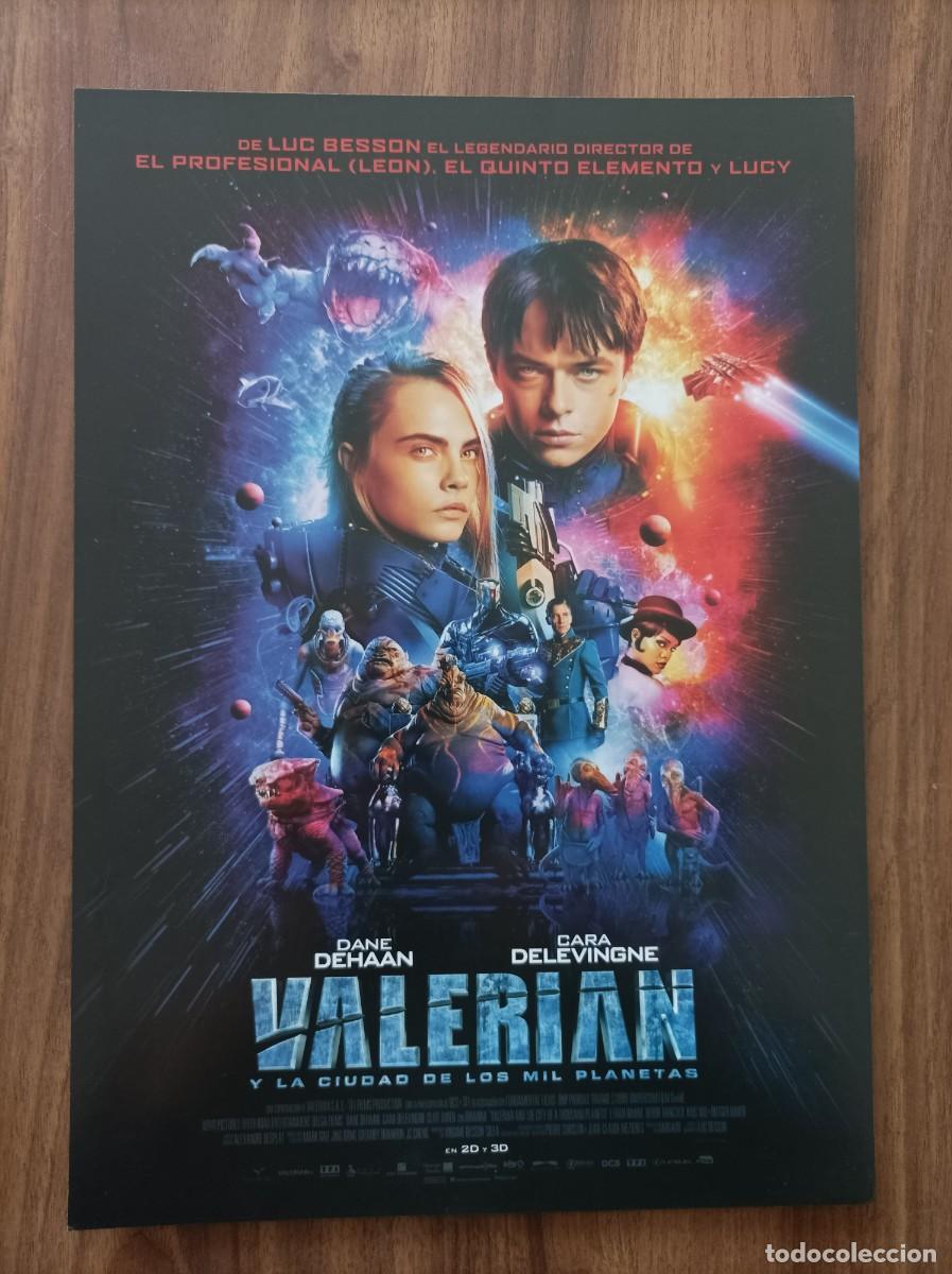 cartel de película - valerian y la ciudad de lo - Compra venta en  todocoleccion