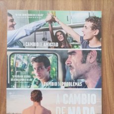 Cine: CARTEL DE PELÍCULA - A CAMBIO DE NADA. Lote 400897394