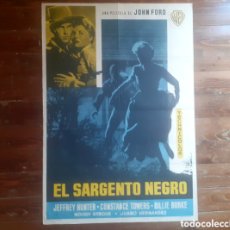 Cine: EL SARGENTO NEGRO (SERGEANT RUTLEDGE) JOHN FORD ORIGINAL ESTRENO 1960 MUY BUEN ESTADO!!!. Lote 402044889