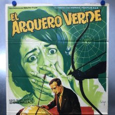 Cine: POSTER EL ARQUERO VERDE - LITOGRAFIA, SOLIGO, AÑO 1961. Lote 402354059