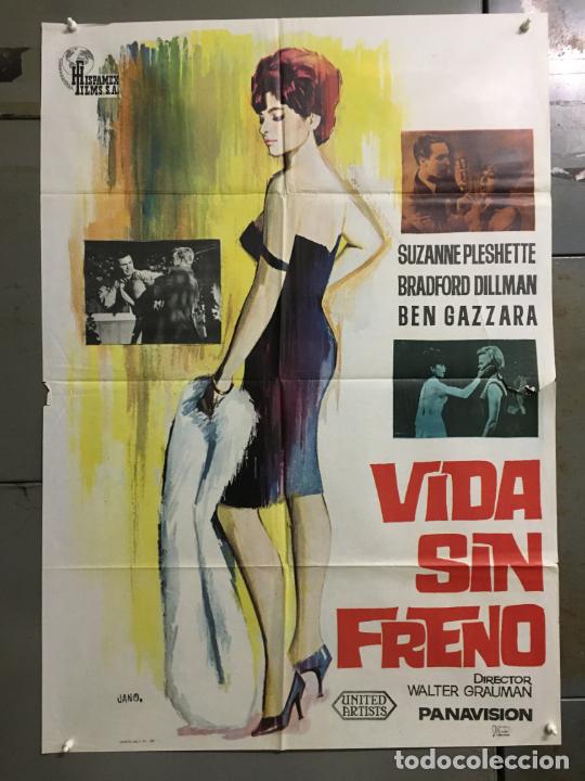 Cinema: DCO U821 VIDA SIN FRENO SUZANNE PLESHETTE JANO POSTER ORIGINAL 70X100 ESTRENO