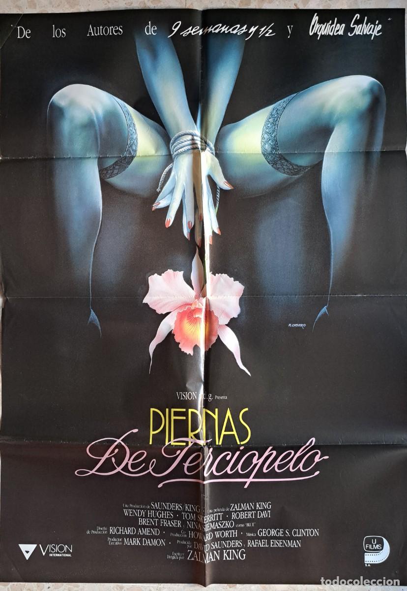 Kino: Piernas de terciopelo (cartel 68 x 96) Zalman King. Autores de 9 semanas y media y Orqu&iacute;dea salvaje