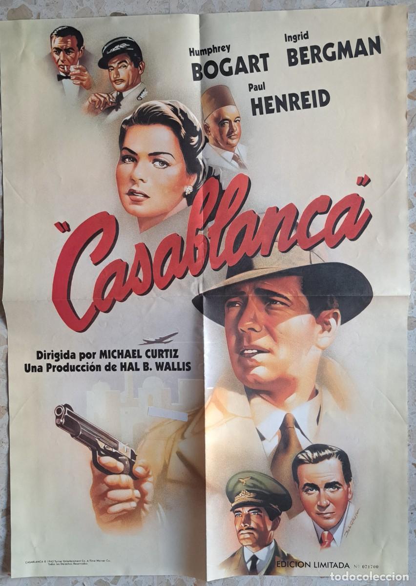 Kino: Casablanca (48 x 67) Edici&oacute;n limitada n&deg; 071700. Michael Curtiz, Humphrey Bogart, Ingrid Bergman
