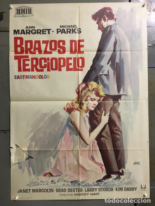 Cine: DCO V117 BRAZOS DE TERCIOPELO ANN-MARGRET JANO POSTER ORIGINAL 70X100 ESTRENO