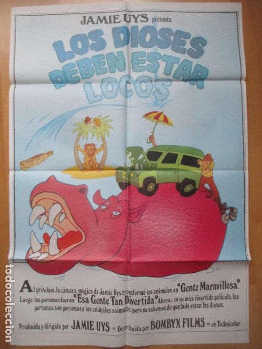 Cinema: CARTEL CINE LOS DIOSES DEBEN ESTAR LOCOS JAMIE UYS C2208