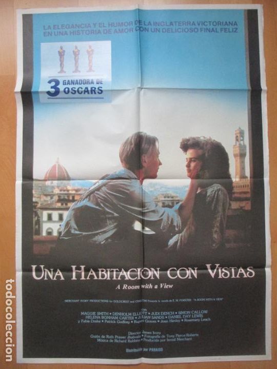 Cinema: CARTEL CINE UNA HABITACION CON VISTAS MAGGIE SMITH DENHOLM ELLIOTT 1986 C2210
