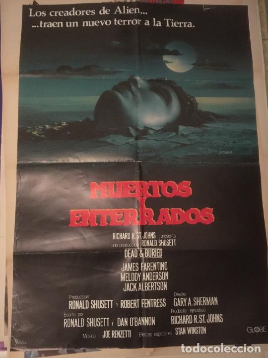 Cinema: muertos y enterrados poster cartel original estreno