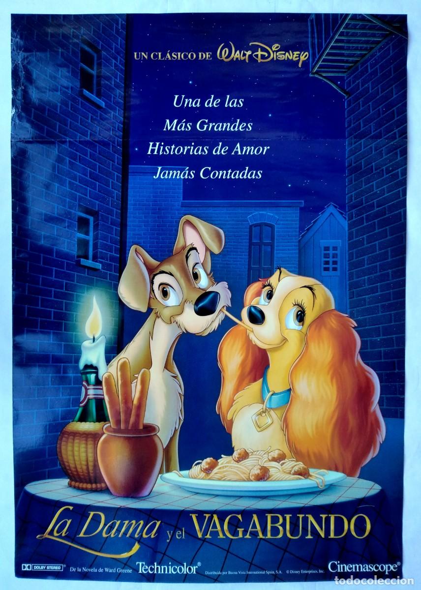 Cinema: LA DAMA Y EL VAGABUNDO. P&Oacute;STER 68 X 98,5 cms.