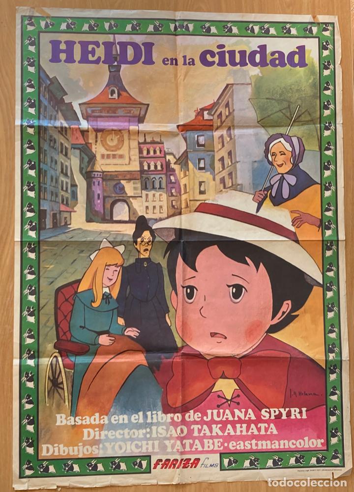 Cinema: HEIDI EN LA CIUDAD, CARTEL ORIGINAL DE 1977