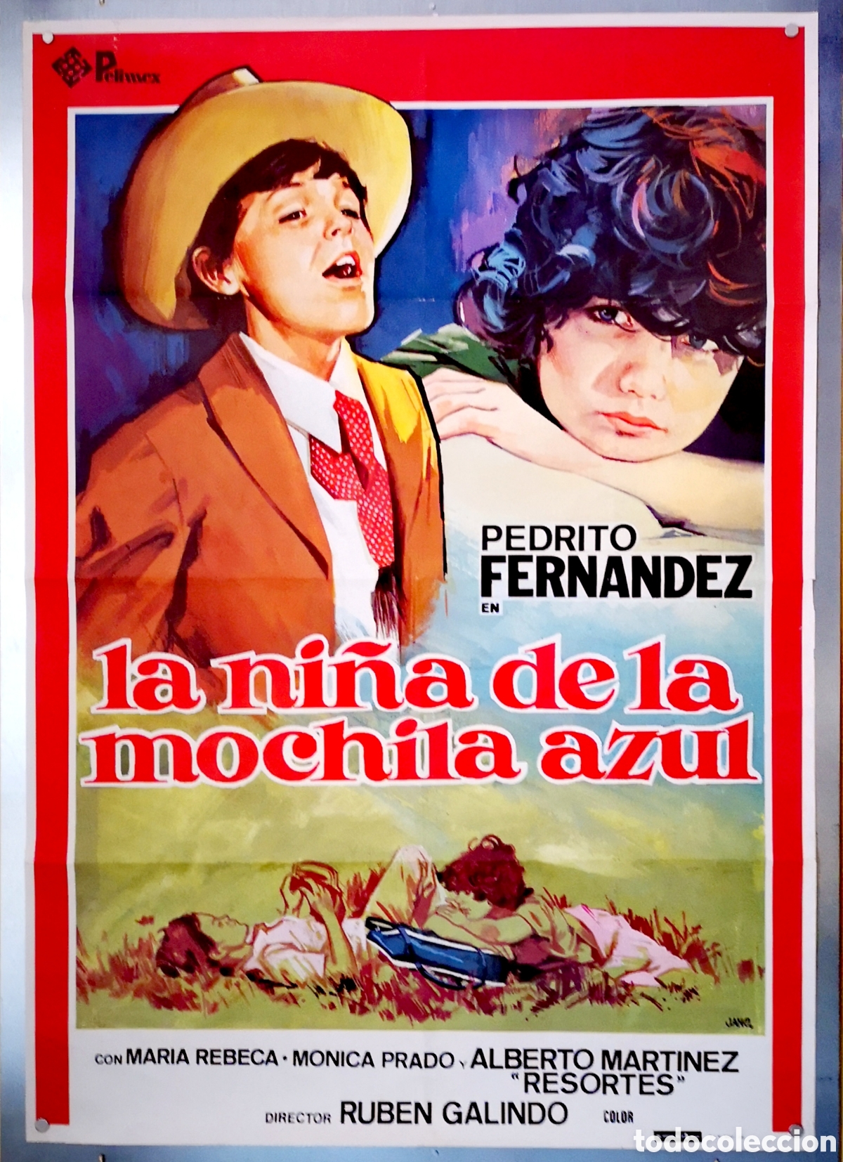 Cinema: LA NI&Ntilde;A DE LA MOCHILA AZUL - 1980 - 70 x 100 - 12