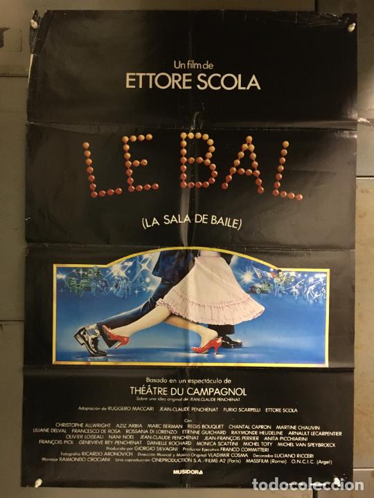 Cinema: DCO V845 LA SALA DE BAILE LE BAL ETTORE SCOLA POSTER ORIGINAL 70X100 ESTRENO
