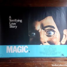 Cine: ”MAGIC” ANTHONY HOPKINS, RICHARD ATTENBOROUGH CARTEL ORIGINAL ESTRENO UK 1978 VER INFO.