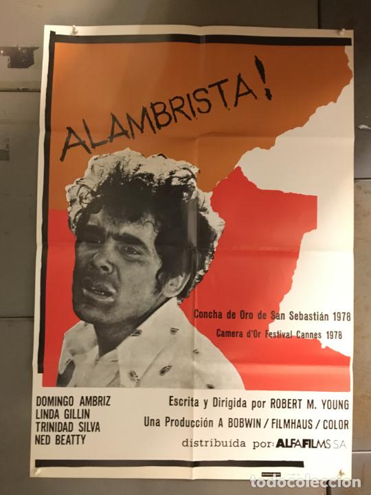 Cinema: DCO W042 ALAMBRISTA DOMINGO AMBRIZ TRINIDAD SILVA POSTER ORIGINAL ESTRENO 70X100