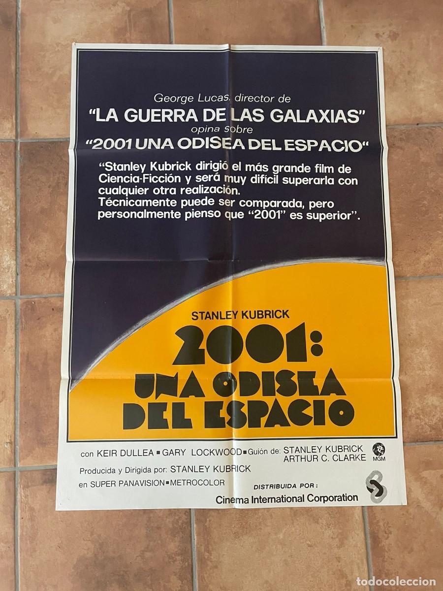 Cine: 2001 ODISEA DEL ESPACIO POSTER ORIGINAL 70 X 100 - Foto 1