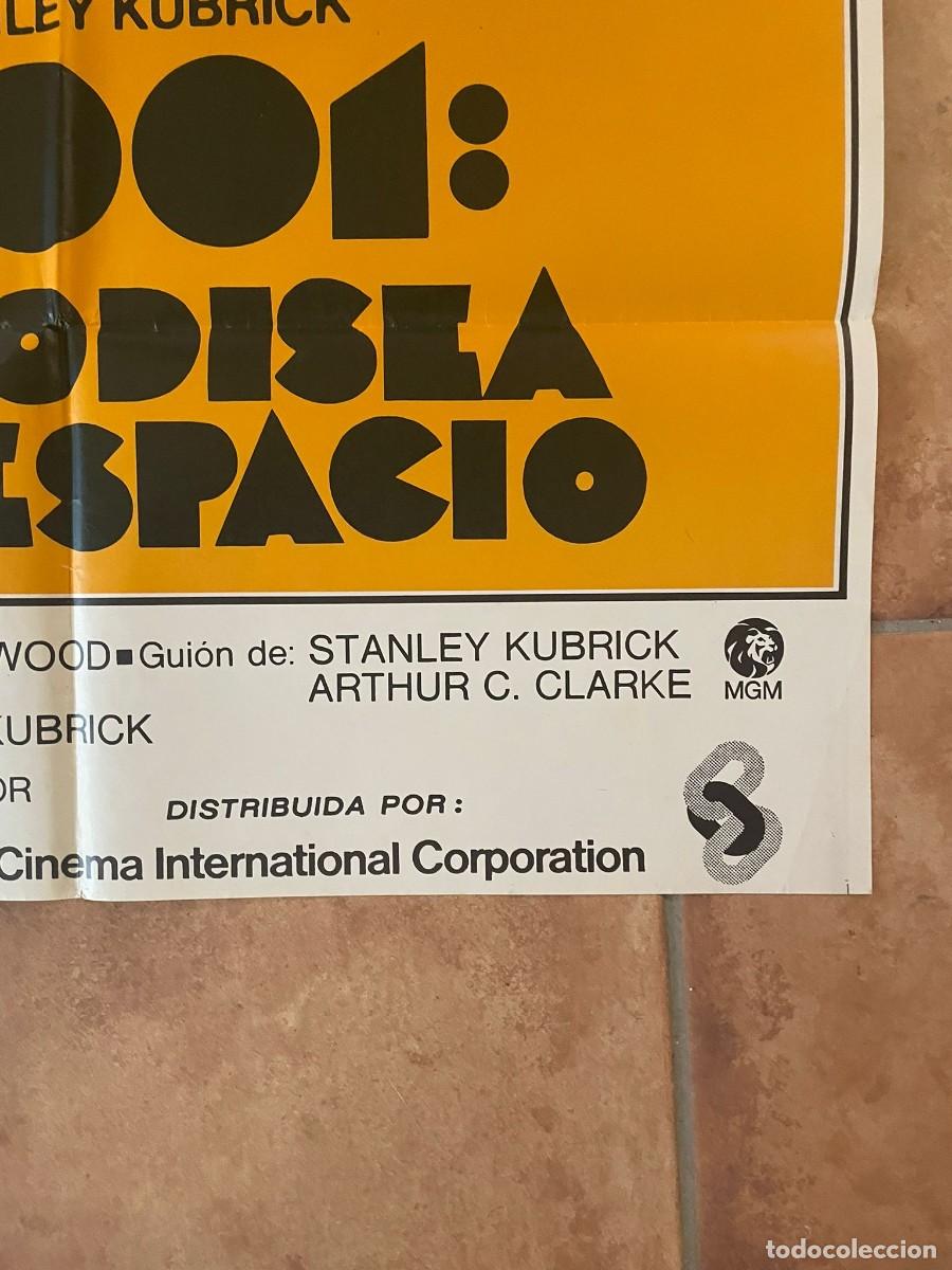 Cine: 2001 ODISEA DEL ESPACIO POSTER ORIGINAL 70 X 100 - Foto 2