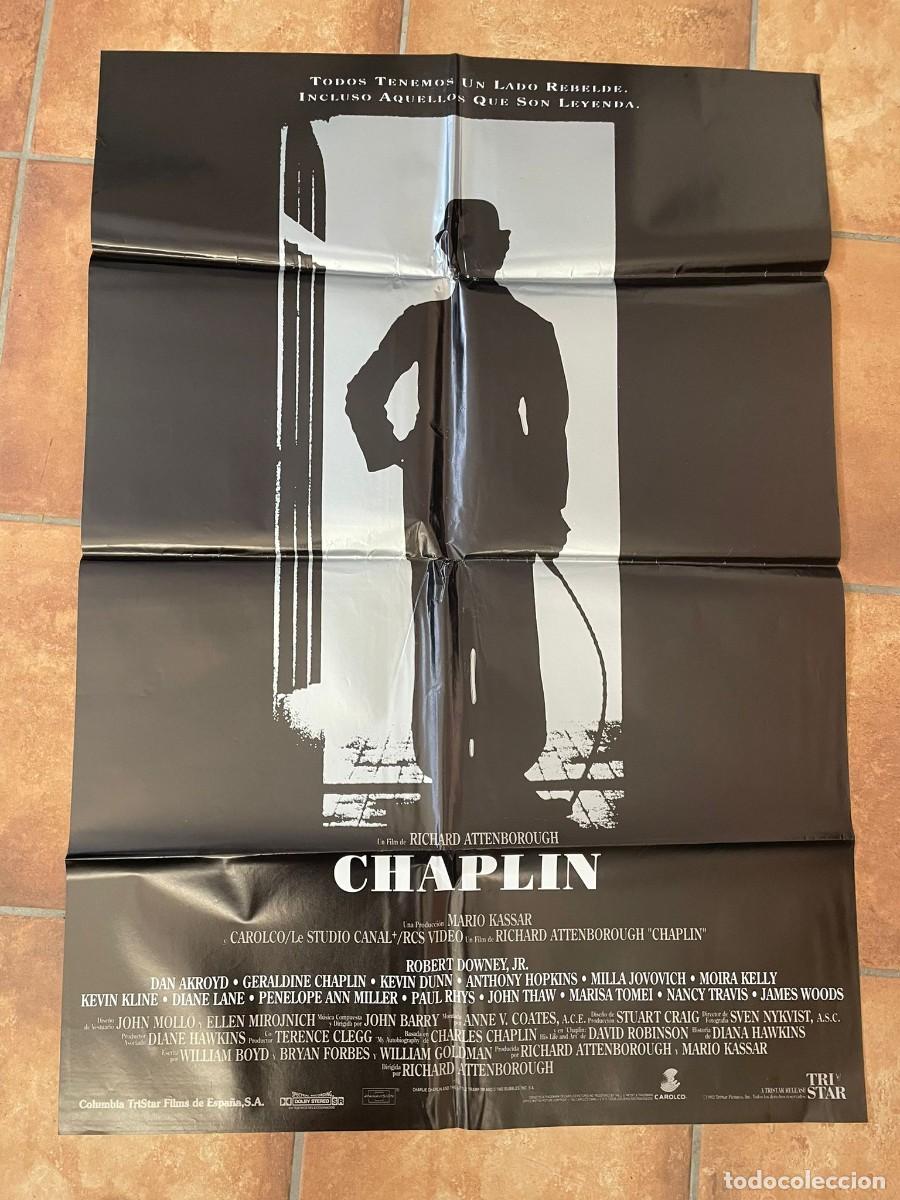 Cine: CHAPLIN POSTER ORIGINAL 70 X 100 - Foto 1